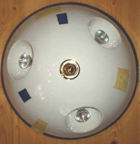 Deckenlampe Quadri, 3-flg.